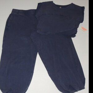 NWT FP Movement Hot Shot Crossover 2-Piece Set – Midnight Blue – Size Medium